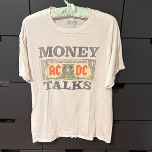 AC/DC Cream Money Talks Tee